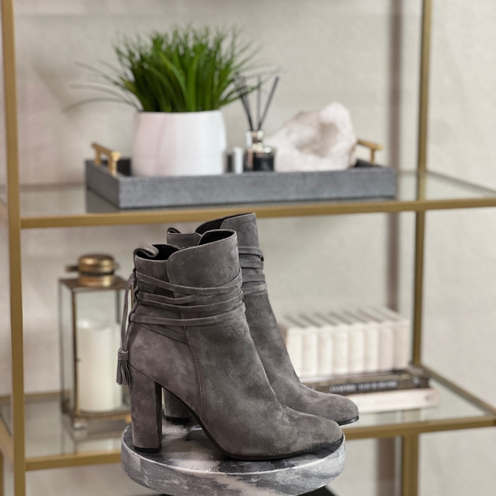 Chunky Heeled Booties